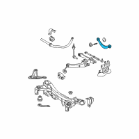 OEM 2005 Scion tC Upper Control Arm Diagram - 48770-21011