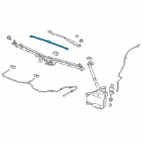 OEM Chevrolet Cruze Front Blade Diagram - 39102794