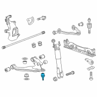 OEM GMC Sierra 3500 HD Lower Ball Joint Diagram - 19256656