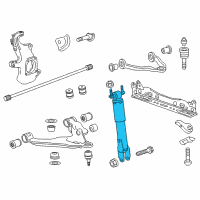 OEM 2012 GMC Sierra 3500 HD Shock Diagram - 20908412