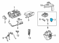 OEM 2014 Ram ProMaster 3500 Electrical Relay Diagram - 68150127AA