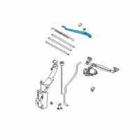 OEM 2002 Toyota RAV4 Wiper Arm Diagram - 85221-42100