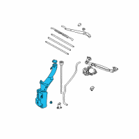 OEM Toyota RAV4 Reservoir Assembly Diagram - 85315-42130