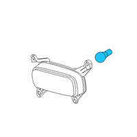 OEM 2022 Hyundai Venue Bulb Diagram - 18642-21006