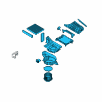 OEM 2020 Kia Stinger Blower Unit Diagram - 97100J5000