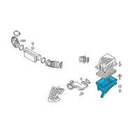 OEM Kia Borrego Body-Air Cleaner Diagram - 281122J000