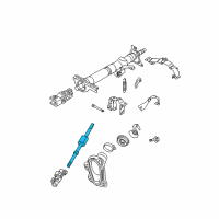 OEM 2005 Infiniti G35 Shaft Assy-Steering Column, Lower Diagram - 48822-AC100