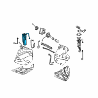 OEM Chevrolet Corvette Fuel Pump Diagram - 19417894