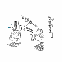 OEM 2009 Chevrolet Corvette Fuel Gauge Sending Unit Diagram - 19207710