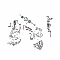OEM 2013 Chevrolet Corvette Cap, Fuel Tank Filler Diagram - 15832215