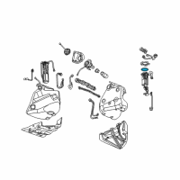 OEM Chevrolet Corvette Fuel Pump Assembly Seal Diagram - 21008100