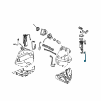 OEM 2008 Chevrolet Corvette Fuel Gauge Sending Unit Diagram - 19420830