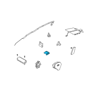 OEM Infiniti G35 Sensor-Side Air Bag Center Diagram - 98820-JK825