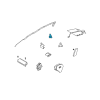 OEM 2019 Infiniti Q60 Sensor-Air Bag Front Center Diagram - K8581-3JA0A