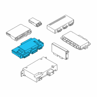 OEM 2015 BMW X4 Junction Box Electronics 3 Control Unit Diagram - 61-35-9-350-363