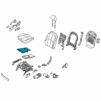 OEM 2019 Kia Sedona Heater-Front Seat Cushion Diagram - 88190A9020