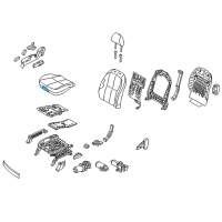 OEM 2015 Kia Sedona Pad Assembly-Front Seat Cushion Diagram - 882504D031