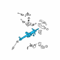 OEM 2006 Hyundai Tucson Column Assembly-Steering Diagram - 56310-2E000