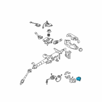 OEM 2010 Kia Sportage Ignition Switch Assembly Diagram - 931102D000