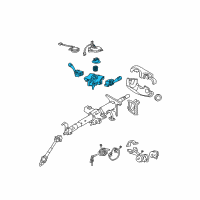 OEM 2006 Hyundai Tucson Body Assembly-Multifunction Switch Diagram - 93450-2E315