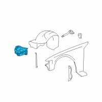 OEM 2008 Lincoln Town Car Shield Diagram - F8VZ-16049-AA