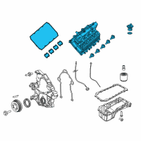 OEM 2015 Dodge Charger Cylinder Head Diagram - 53011597AA