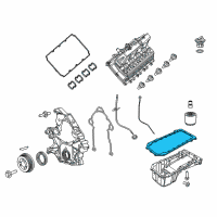 OEM 2016 Dodge Charger Gasket-Engine Oil Pan Diagram - 68165605AA