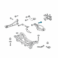 OEM Toyota Prius V Lower Control Arm Mount Bolt Diagram - 90119-A0327