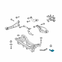 OEM 2014 Lexus CT200h STOPPER Sub-Assembly, Rear Diagram - 52203-12010