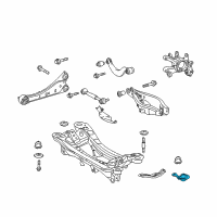 OEM 2012 Lexus CT200h STOPPER Sub-Assembly, Rear Diagram - 52203-12010