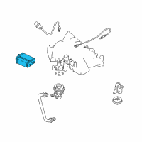 OEM 2002 Infiniti QX4 CANISTER Assembly EVAPORATION Diagram - 14950-3H00B