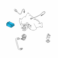 OEM 2000 Infiniti Q45 CANISTER Assembly EVAPORATION Diagram - 14950-3H00B