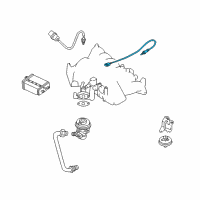 OEM 1996 Nissan Pathfinder Heated Oxygen Sensor Diagram - 226A1-0W004