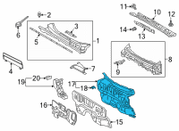 OEM 2022 Toyota Venza Insulator Diagram - 55210-48220