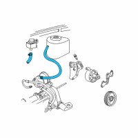 OEM 2005 Dodge Caravan Line-Power Steering Diagram - 4766352AB