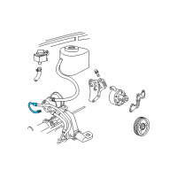 OEM 2003 Chrysler Voyager Line-Power Steering Pressure Diagram - 4743967AB