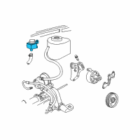 OEM 2007 Dodge Caravan Reservoir-Power Steering Fluid Diagram - 4743063AB