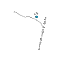OEM 2005 Chevrolet Classic Stabilizer Bar Insulator Diagram - 22697275