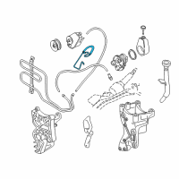 OEM Oldsmobile Bravada Hose Asm-P/S Gear Inlet Diagram - 26004780