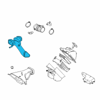 OEM 2014 Lexus RX450h Inlet, Air Cleaner, NO.1 Diagram - 17751-31300