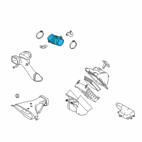 OEM 2010 Lexus RX450h Hose, Air Cleaner Diagram - 17881-31230