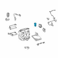 OEM Toyota Prius Expansion Valve Diagram - 88515-47040