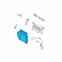 OEM 2008 Hyundai Santa Fe Engine Control Module Unit Diagram - 39110-3C563