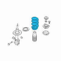 OEM 2008 Nissan Sentra Spring-Front Diagram - 54010-ET00A