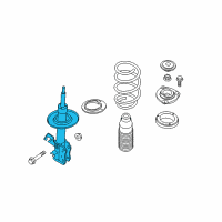 OEM 2012 Nissan Sentra STRUT Kit Front RH Diagram - E4302-ZJ60A