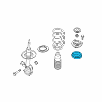 OEM 2011 Nissan Versa Bearing-Strut Diagram - 54325-JE20C