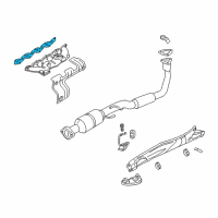 OEM 2005 Jeep Liberty Exhaust Manifold Diagram - 5093904AA