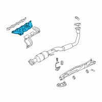 OEM 2005 Jeep Liberty Exhaust Manifold Diagram - 5142653AC