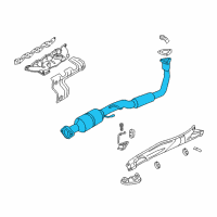 OEM 2005 Jeep Liberty Converter-Exhaust Diagram - 52129140AD