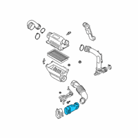 OEM 2021 Lincoln Aviator TUBE - AIR CLEANER INTAKE Diagram - M1MZ-9C675-A